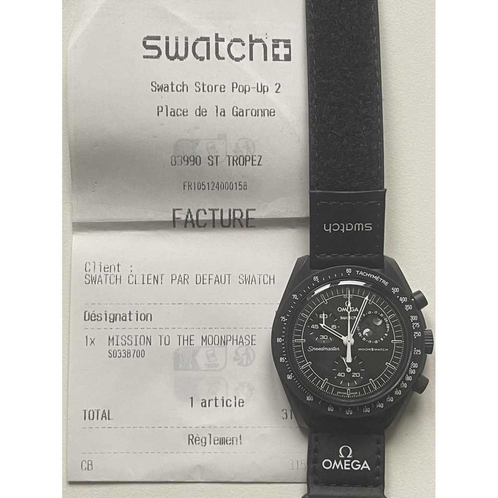 Omega X Swatch Ceramic watch - image 10