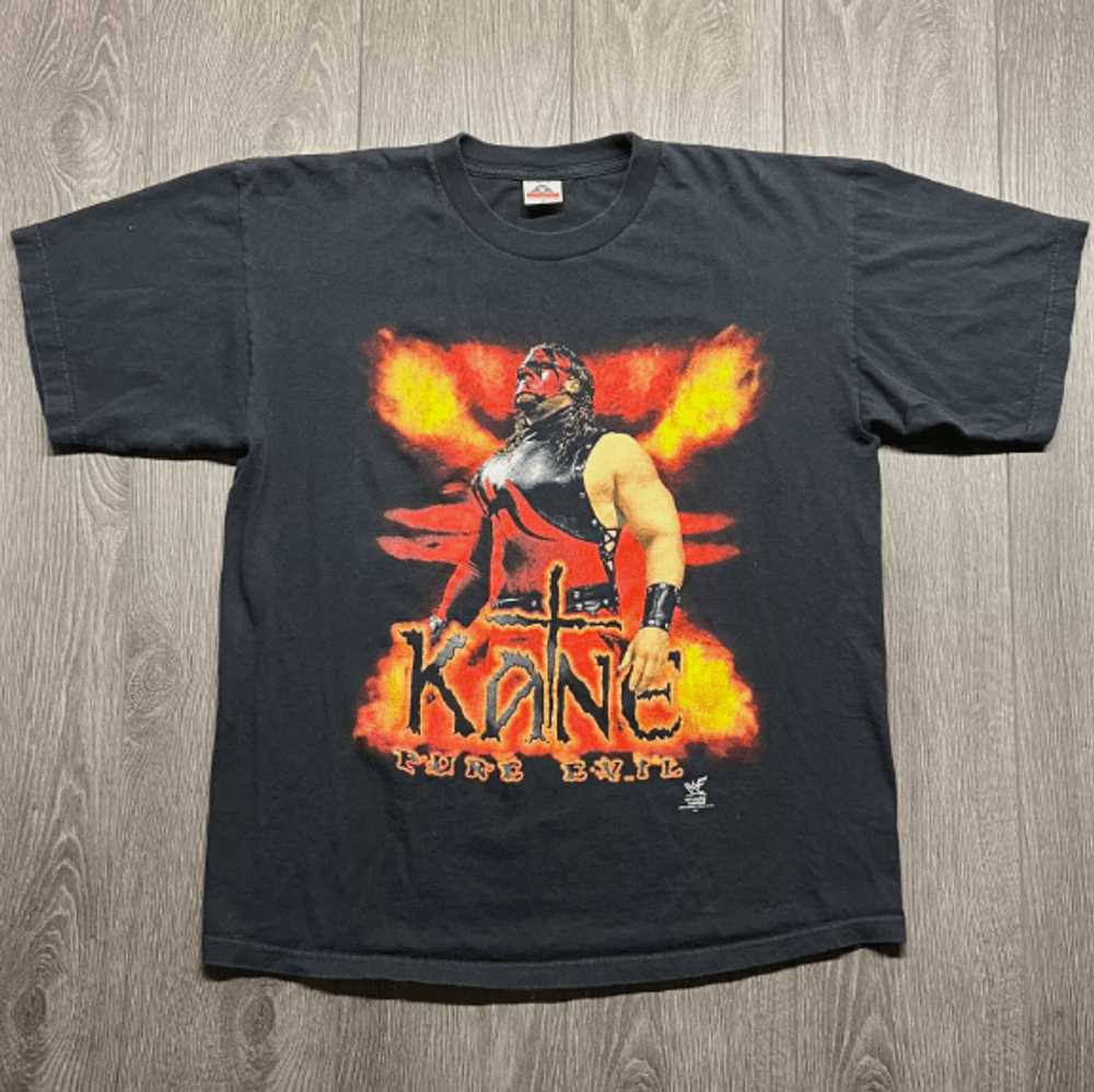 Rare × Vintage × Wwf Vintage WWF Kane Shirt XL Ki… - image 1