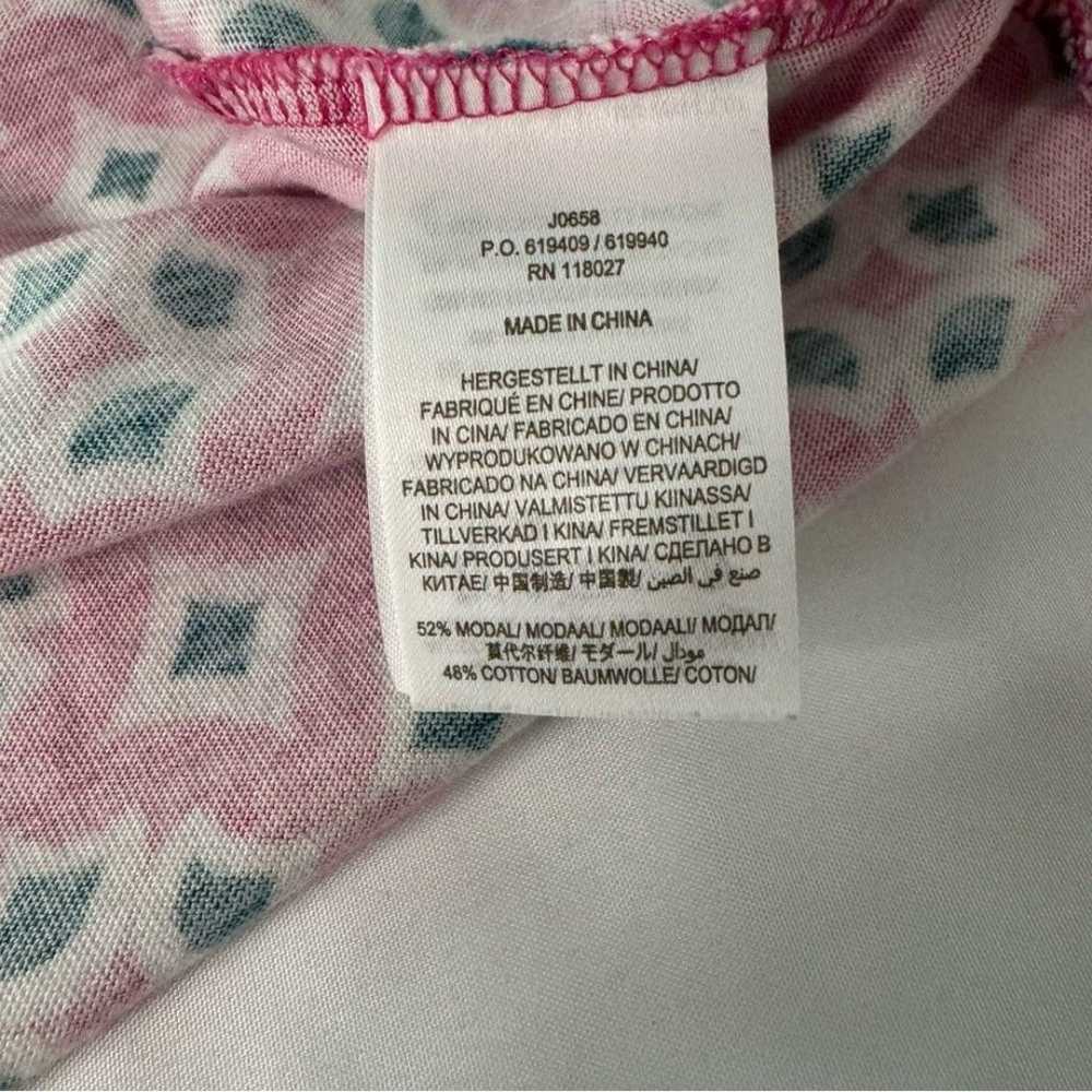 Boden Size 6 Eden Pink Geo Print Cotton Blend Jer… - image 7