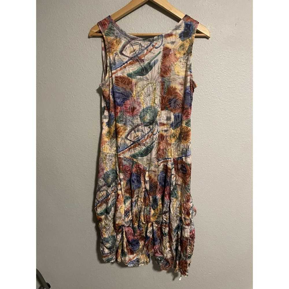 Shana Womens Shift Dress Small Colorful Abstract … - image 3