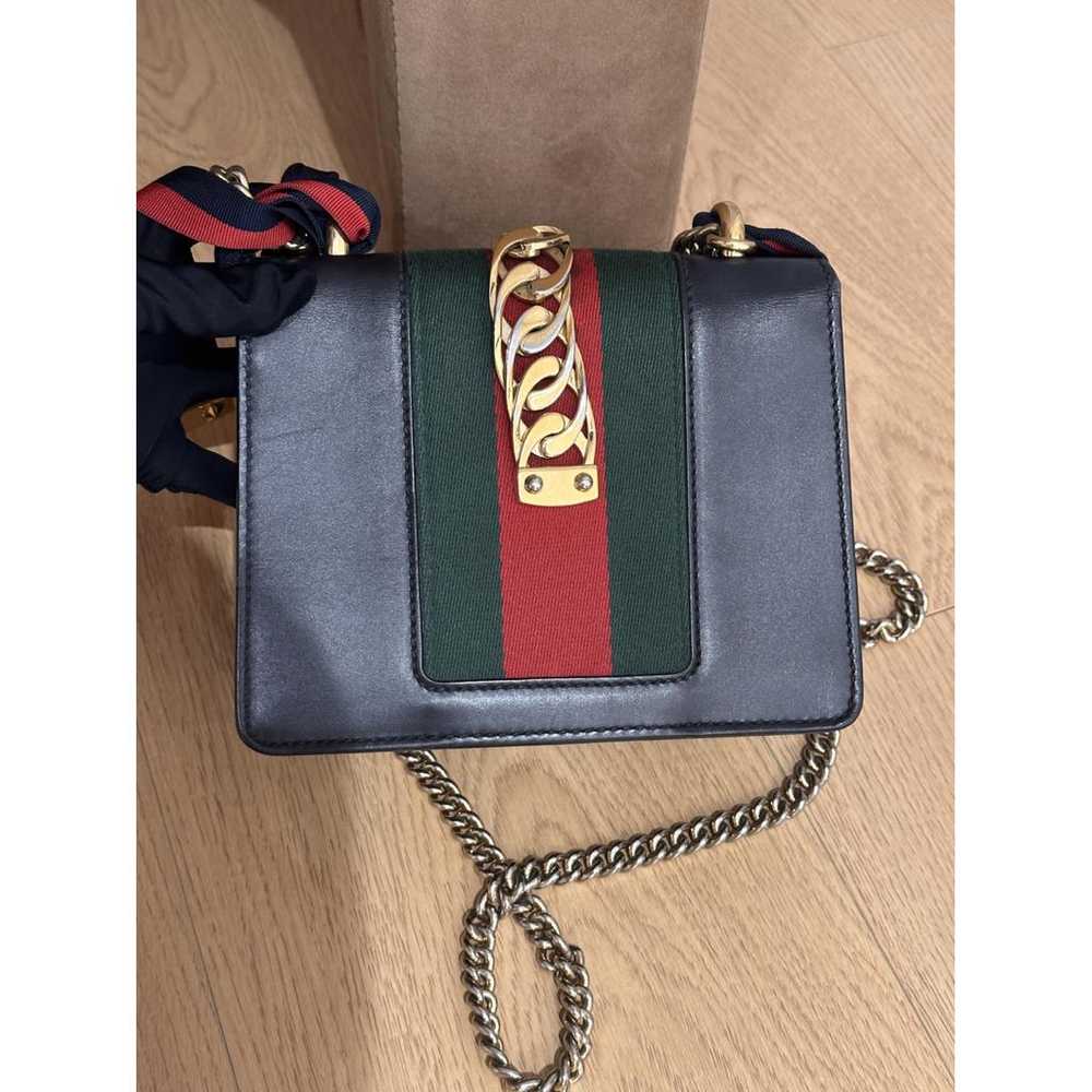 Gucci Sylvie Flap Chain leather crossbody bag - image 3