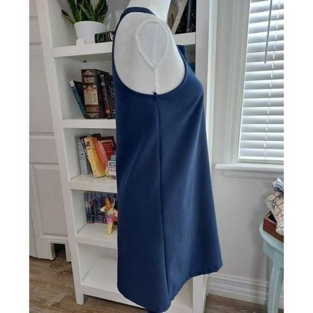 The Vanity Room Sleeveless Shift Dress Bow neck c… - image 3