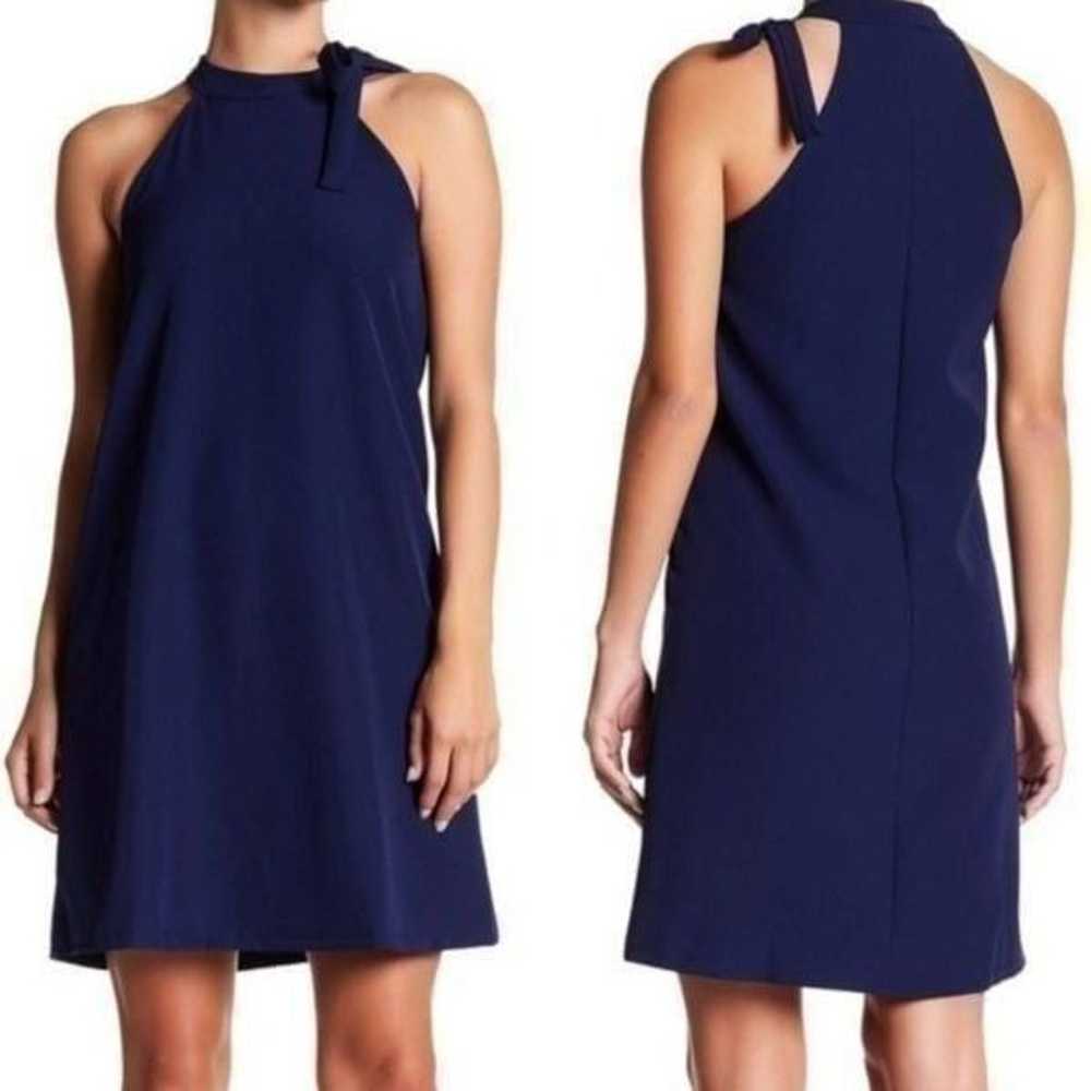 The Vanity Room Sleeveless Shift Dress Bow neck c… - image 9