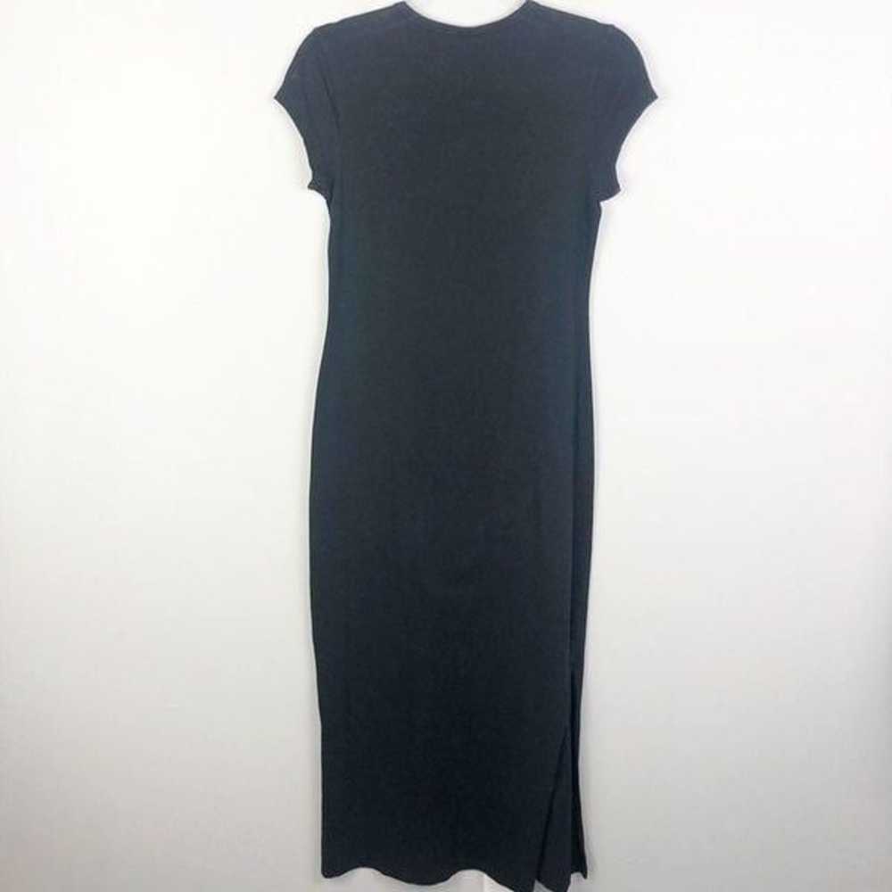 Calvin Klein Fitted Black Maxi Dress M - image 7