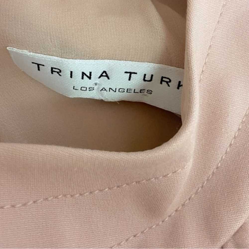 Trina Turk - Blush Pink Shift Dress - size 8 - image 3