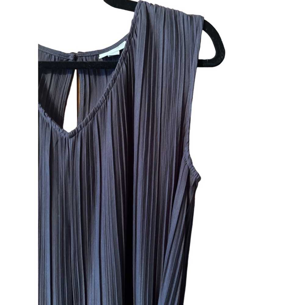 pureJill Elements pleated jumpsuit M slate blue c… - image 2