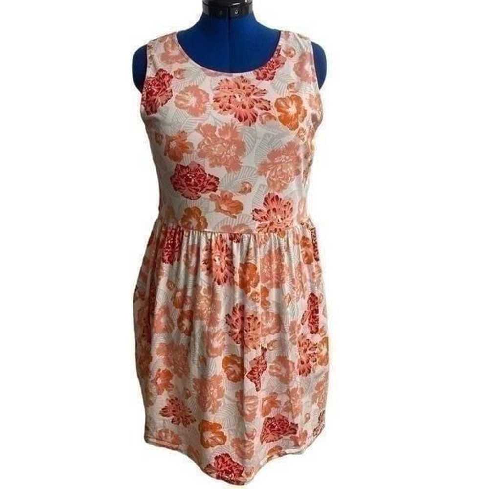 ANN TAYLOR LOFT Women’s Floral Dress Size Large M… - image 1