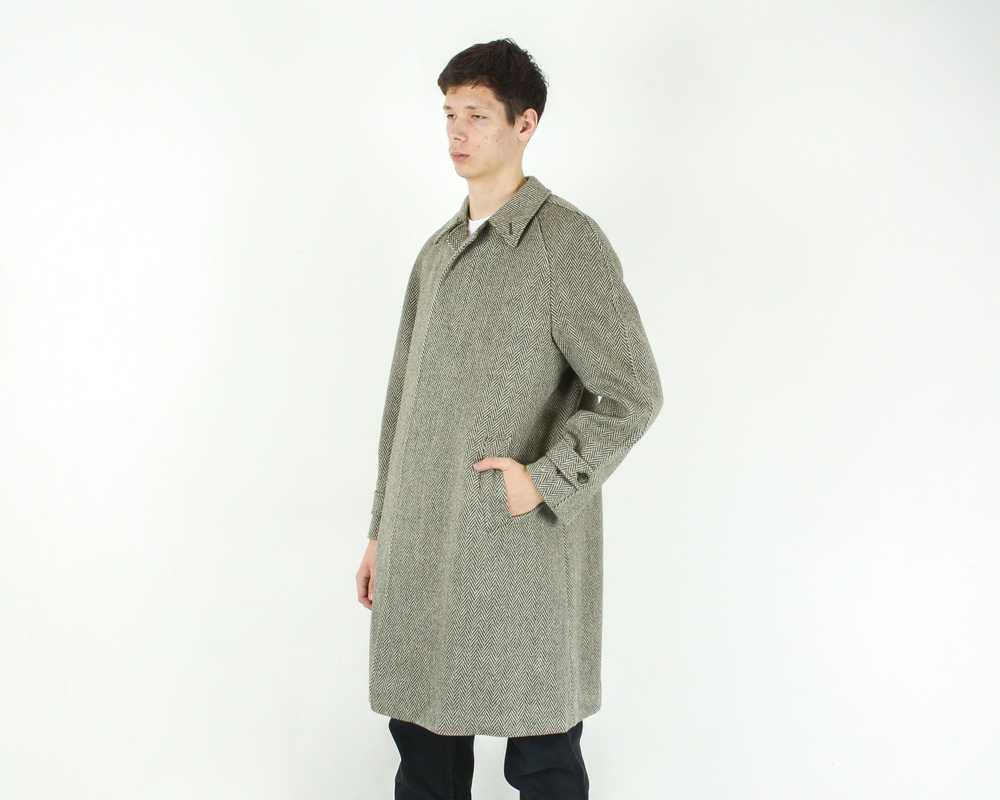 Tweed × Vintage × Winter Session L Virgin Wool Tr… - image 2