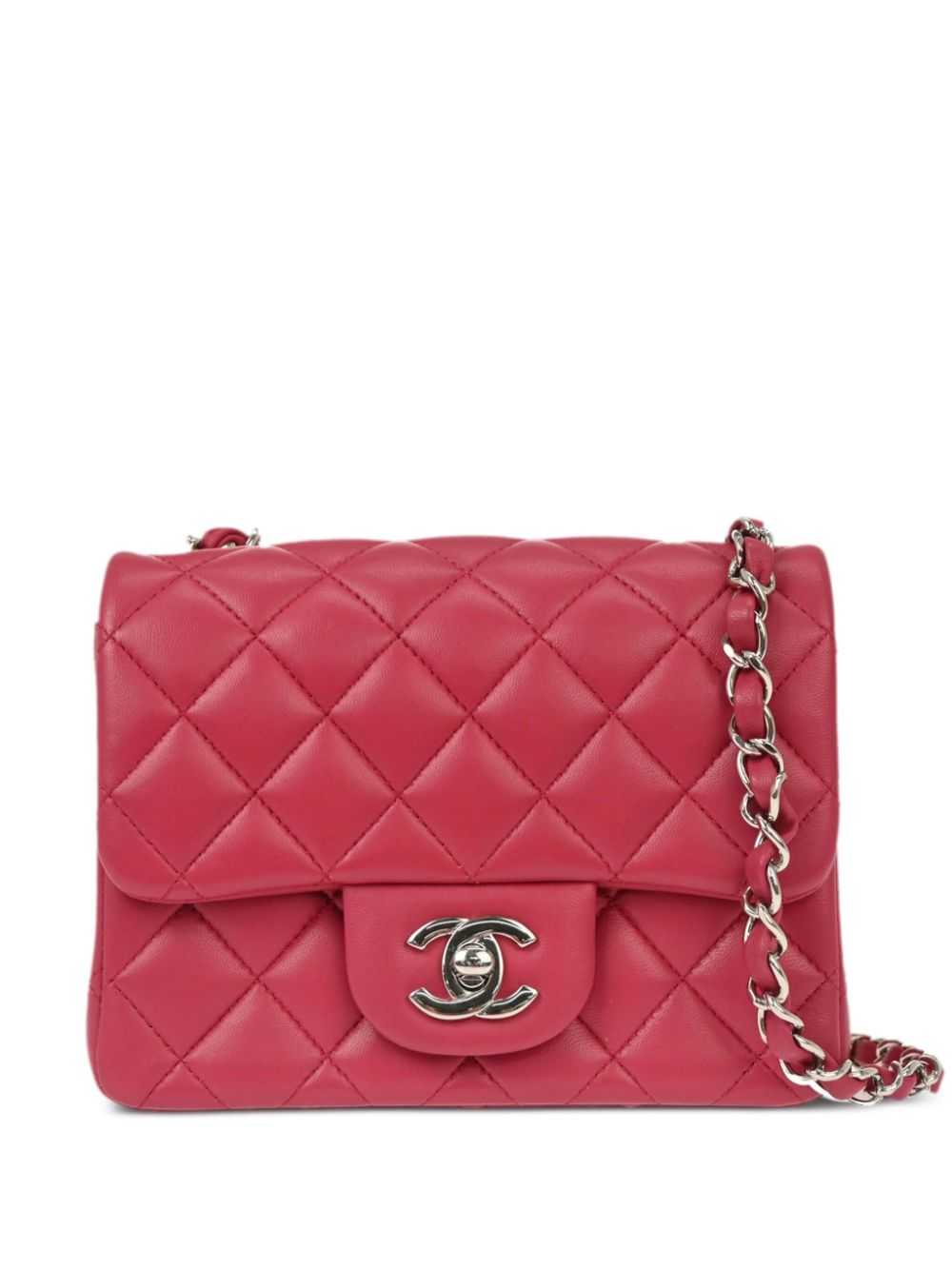 CHANEL Pre-Owned 2018 mini square Classic shoulde… - image 1