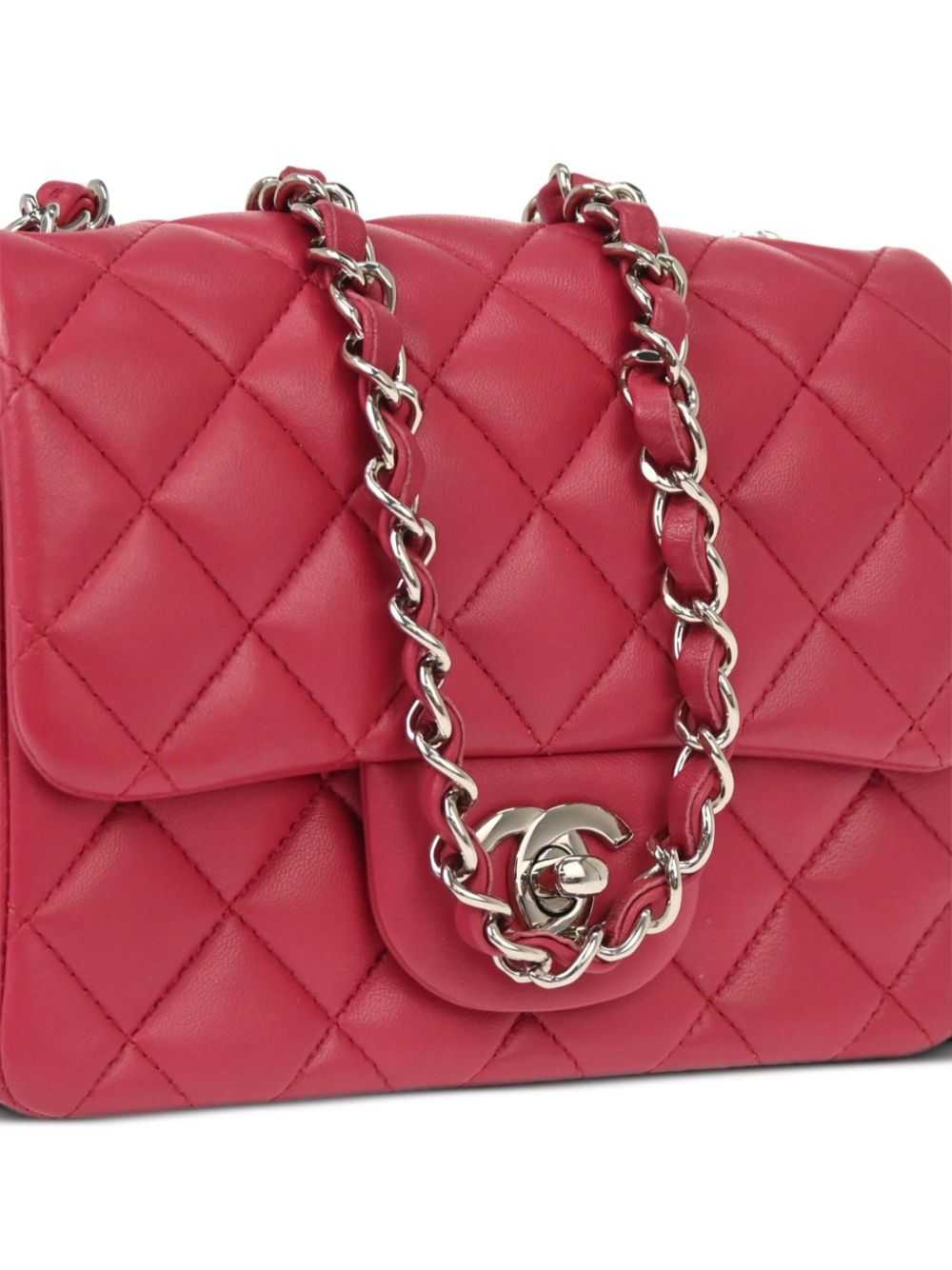 CHANEL Pre-Owned 2018 mini square Classic shoulde… - image 3