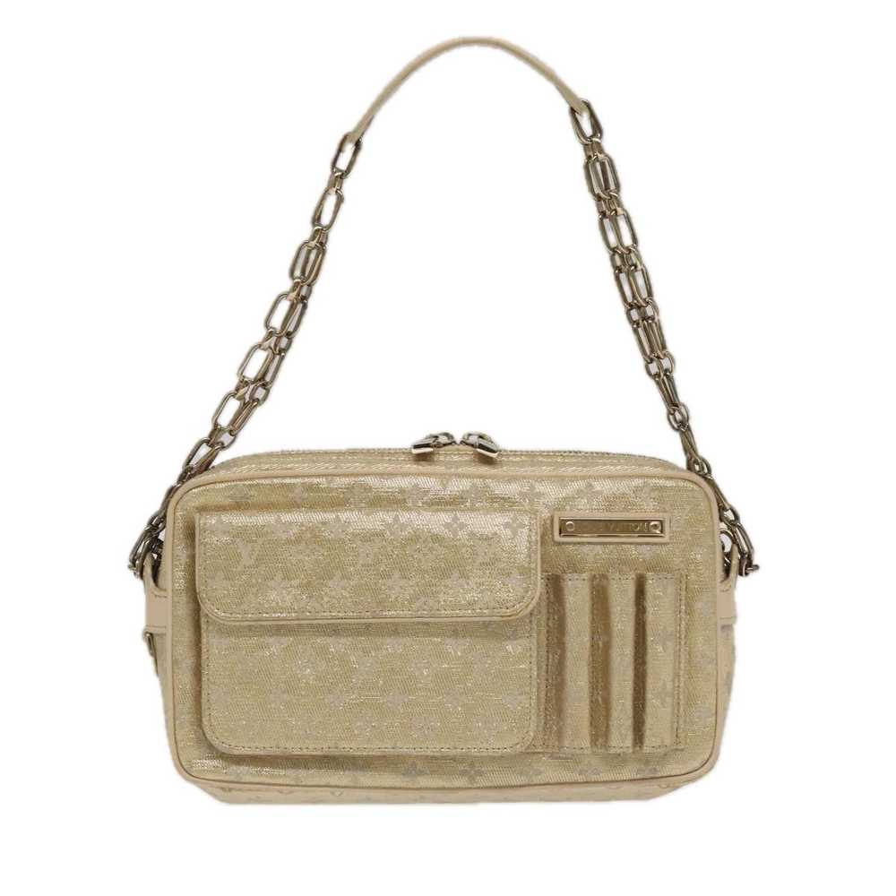 Louis Vuitton Shine Gold Canvas Shoulder Bag (Pre… - image 1