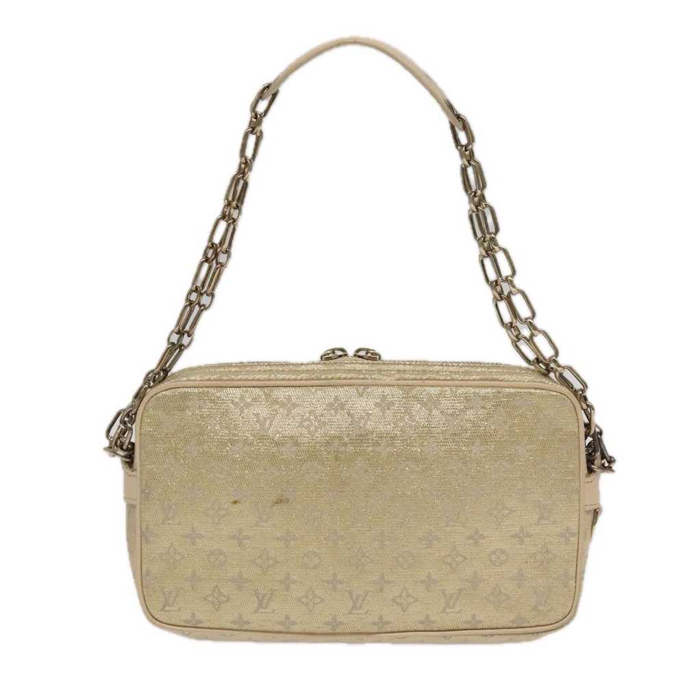 Louis Vuitton Shine Gold Canvas Shoulder Bag (Pre… - image 2