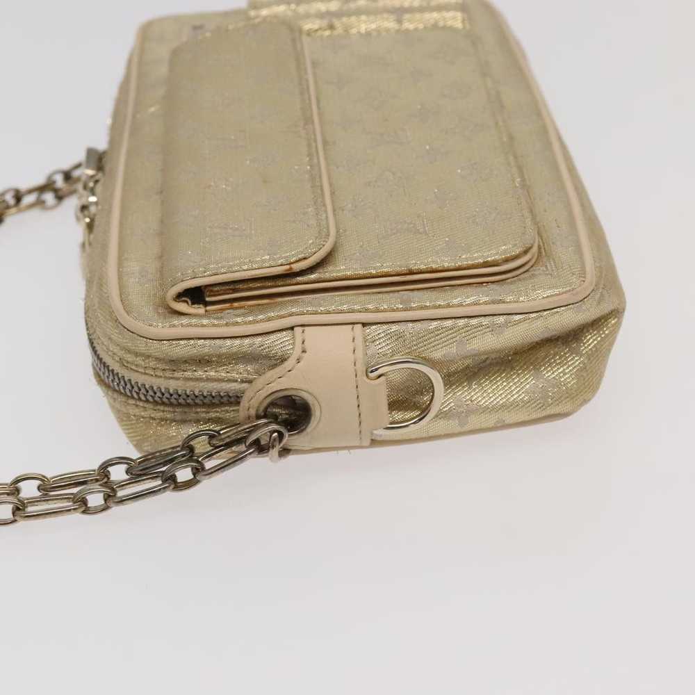 Louis Vuitton Shine Gold Canvas Shoulder Bag (Pre… - image 4