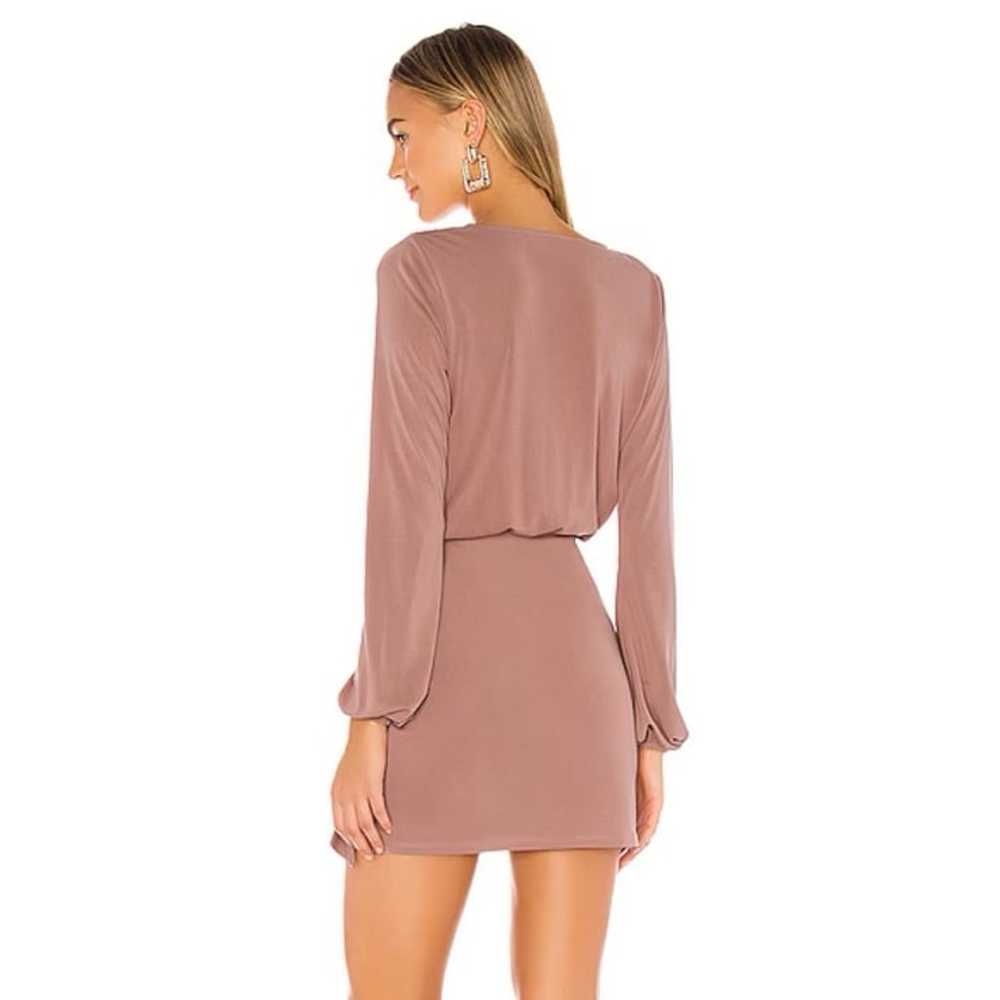 Lovers and+ Friends Mauve Pink Emmy Wrap Dress Me… - image 3