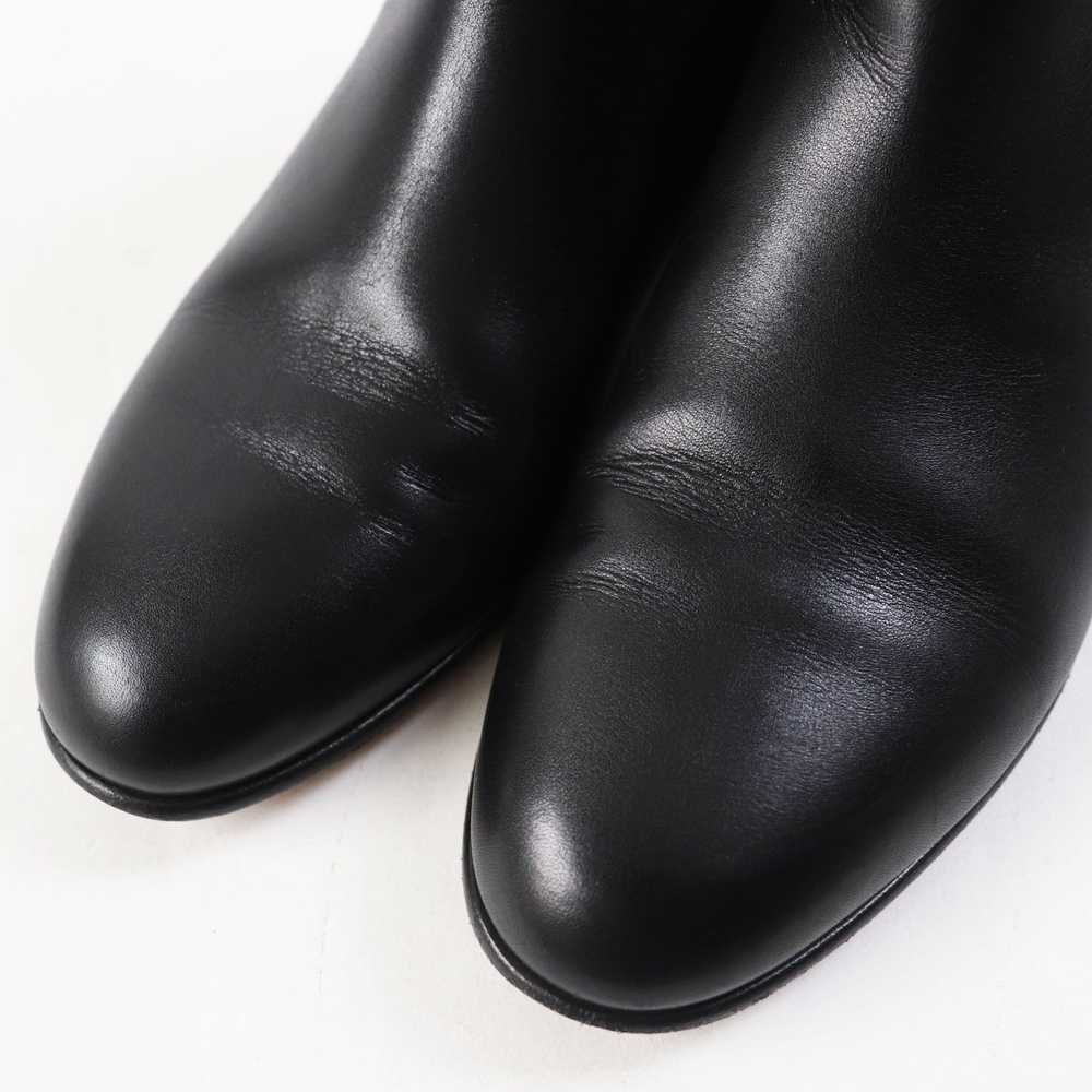 HERMES short boots leather black Neo 35 - image 6