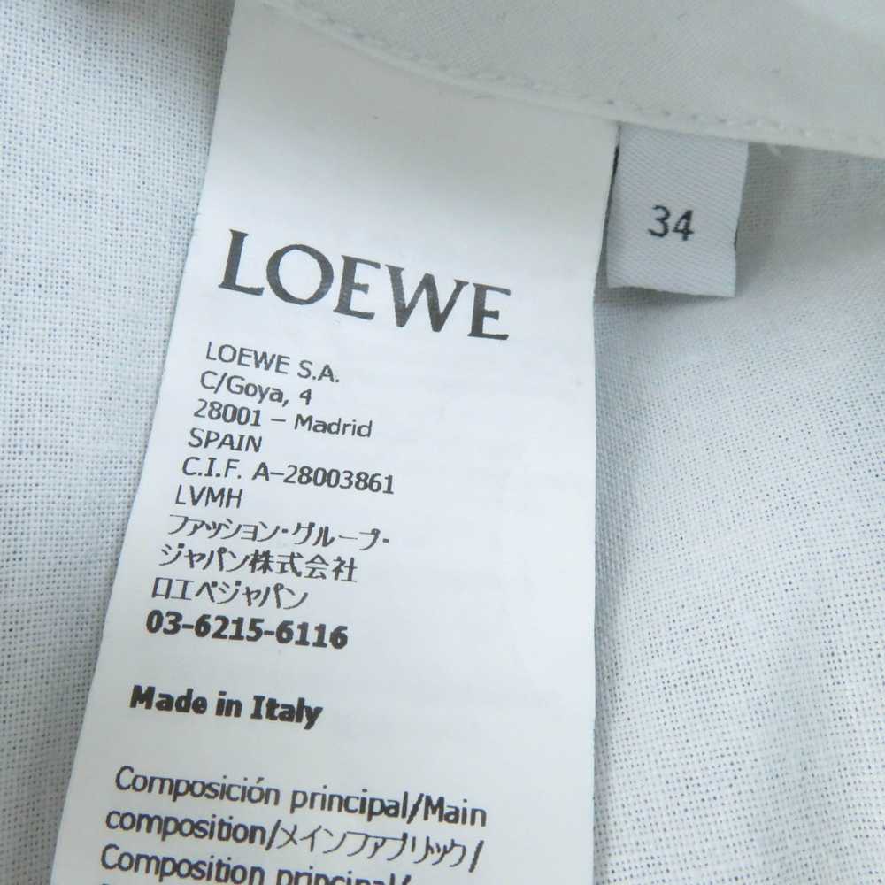 LOEWE Wide pants cotton Indigo blue 34 - image 11