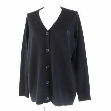 LOEWE cardigan Q825Y16K02 wool black XS - image 1