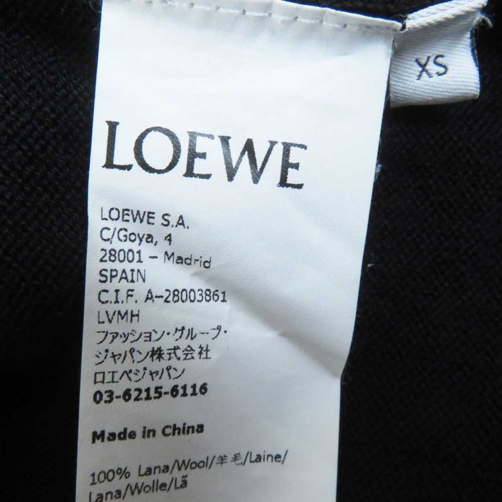 LOEWE cardigan Q825Y16K02 wool black XS - image 8