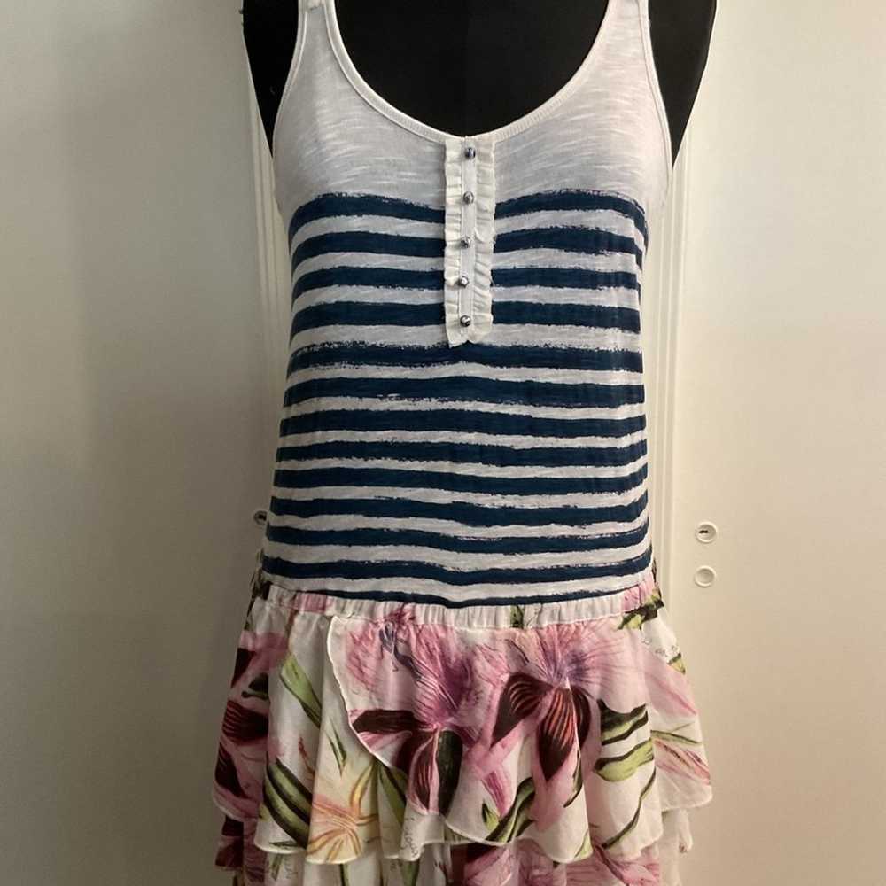 Desigual Striped And Floral Dress - image 2