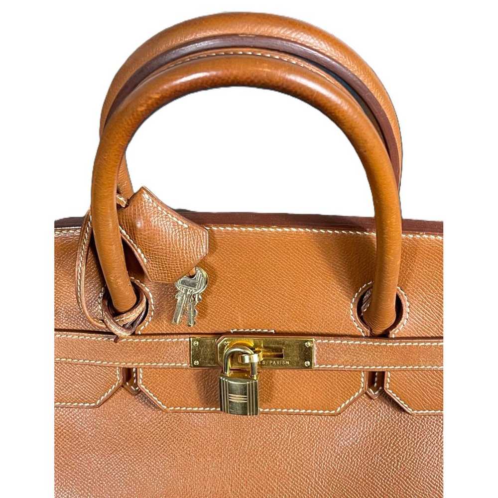 Hermès Birkin 35 leather handbag - image 5