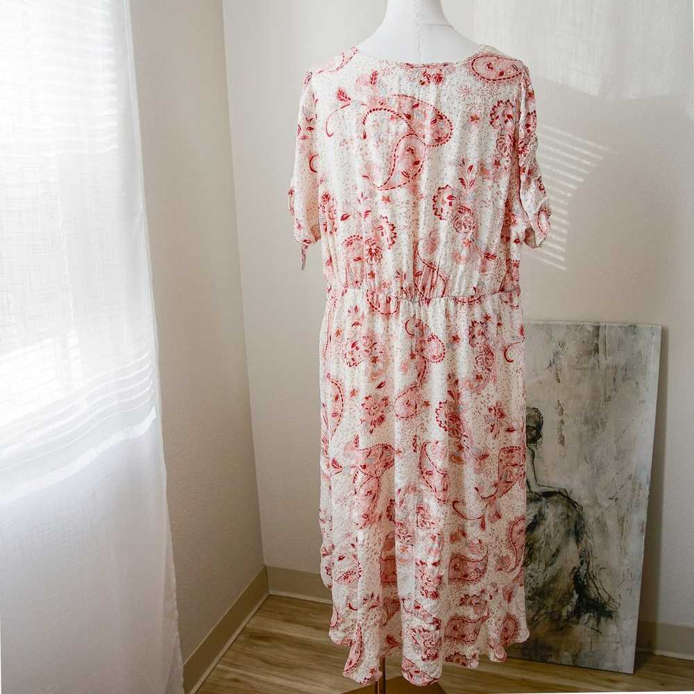 TORRID Paisley Boho Cottage Midi dress size 2 XL - image 3