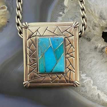 Carolyn Pollack Southwestern Style Sterling Turqu… - image 1