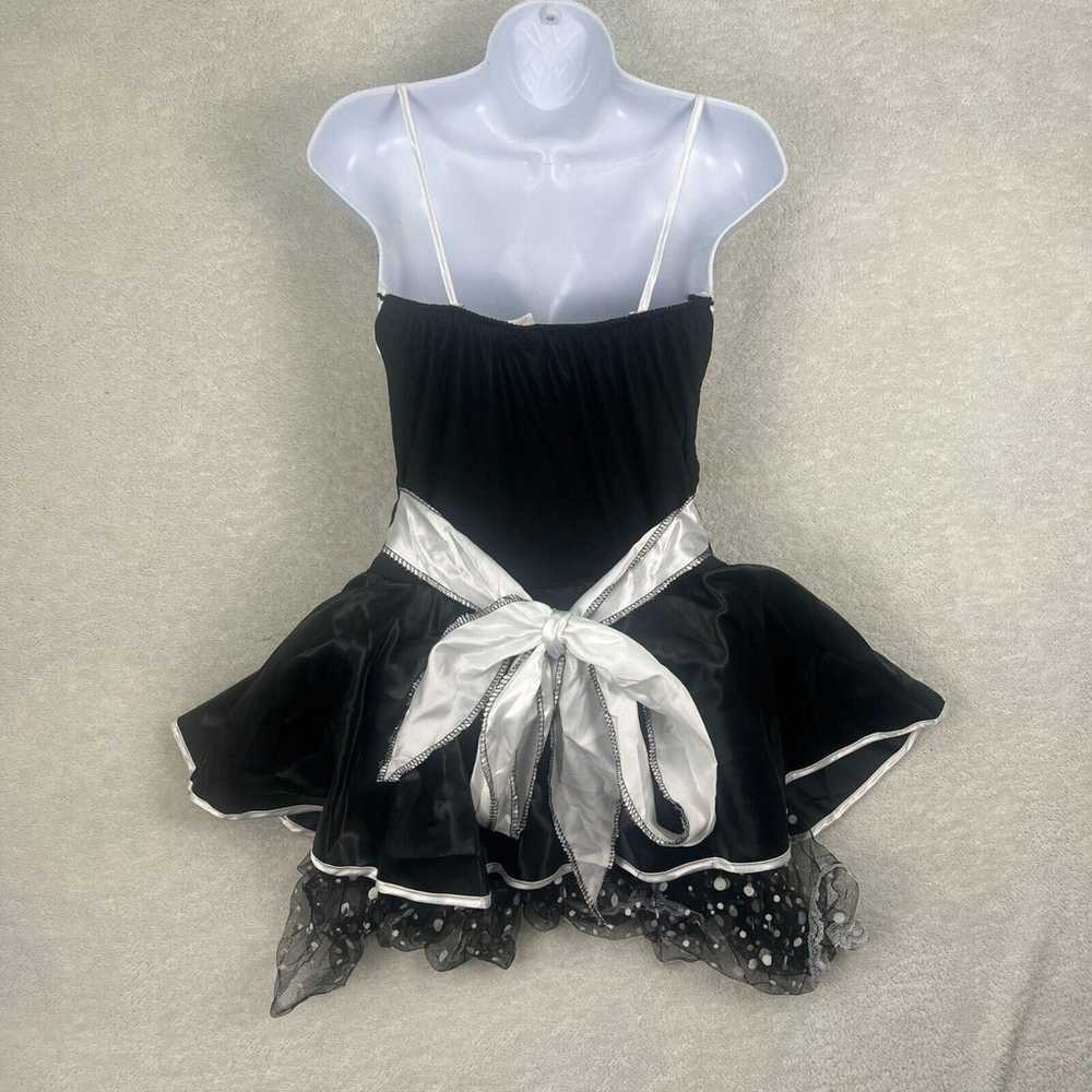 NWOT Secret Wishes Sexy Maid Costume Black White … - image 3