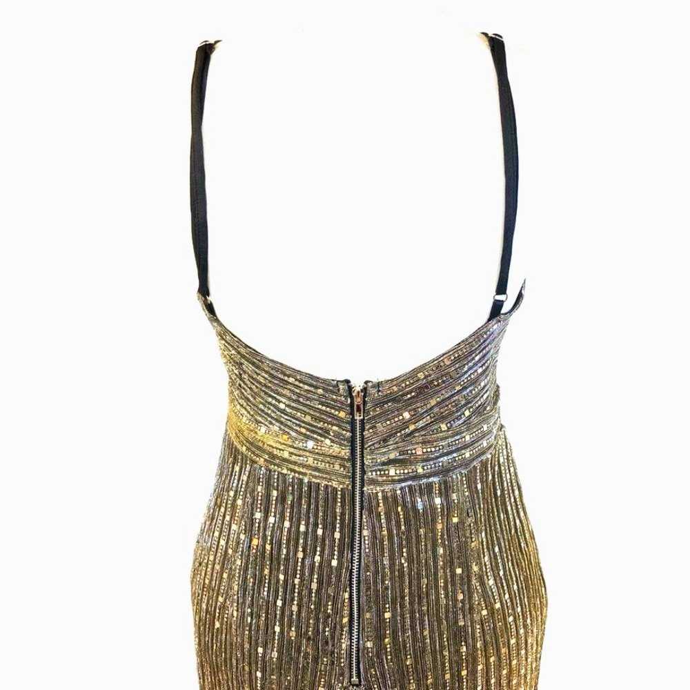 Endless Blu Gold and Silver Sequins Mini Dress. S… - image 5