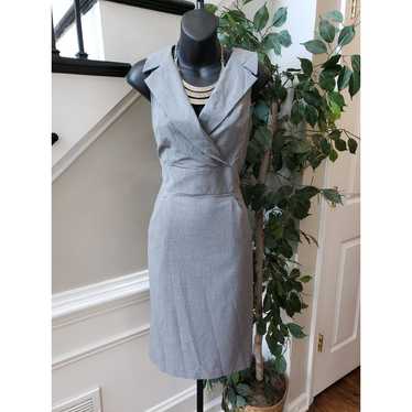 Chaiken Profile Wrap Dress Women's Size 8 Gray Cas