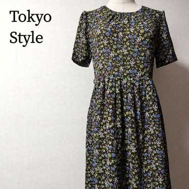 Tokyo Style Sheer No Color Short Sleeve Waist Cut… - image 1