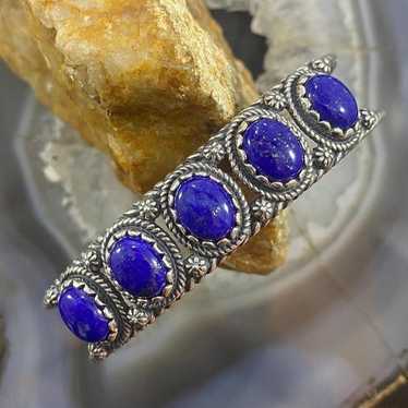 Carolyn Pollack Southwestern Style Sterling Lapis… - image 1