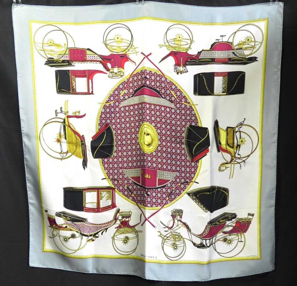 Hermes Large Scarf Carre90 D156 m1_1210 - image 6