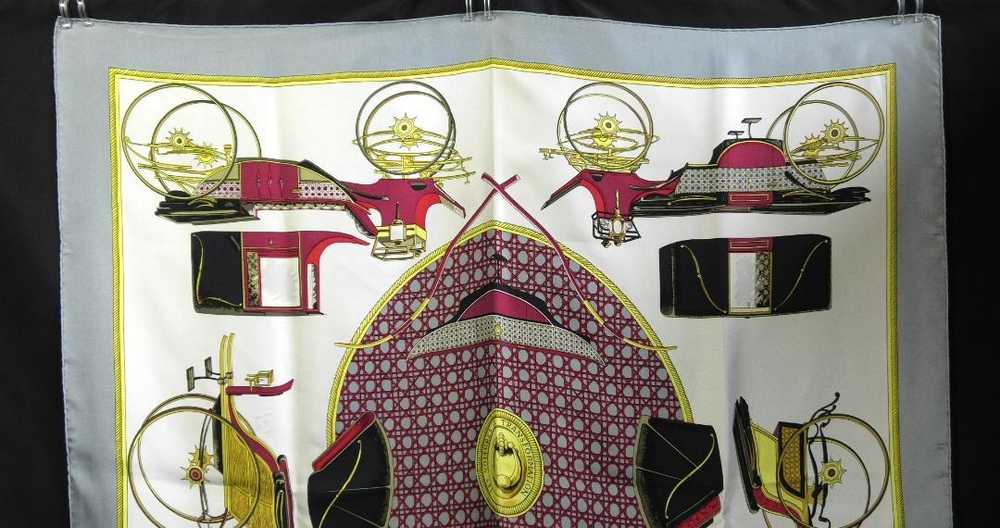 Hermes Large Scarf Carre90 D156 m1_1210 - image 8