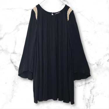 【Lydia Delga】 Flare Sleeve Dress Classical Sequin… - image 1