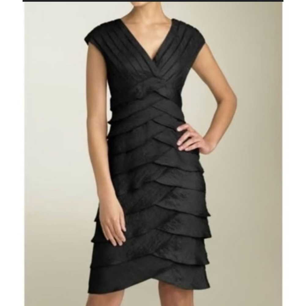 Adrianna Papell Dress Sz 20W Black Cocktail Date … - image 1