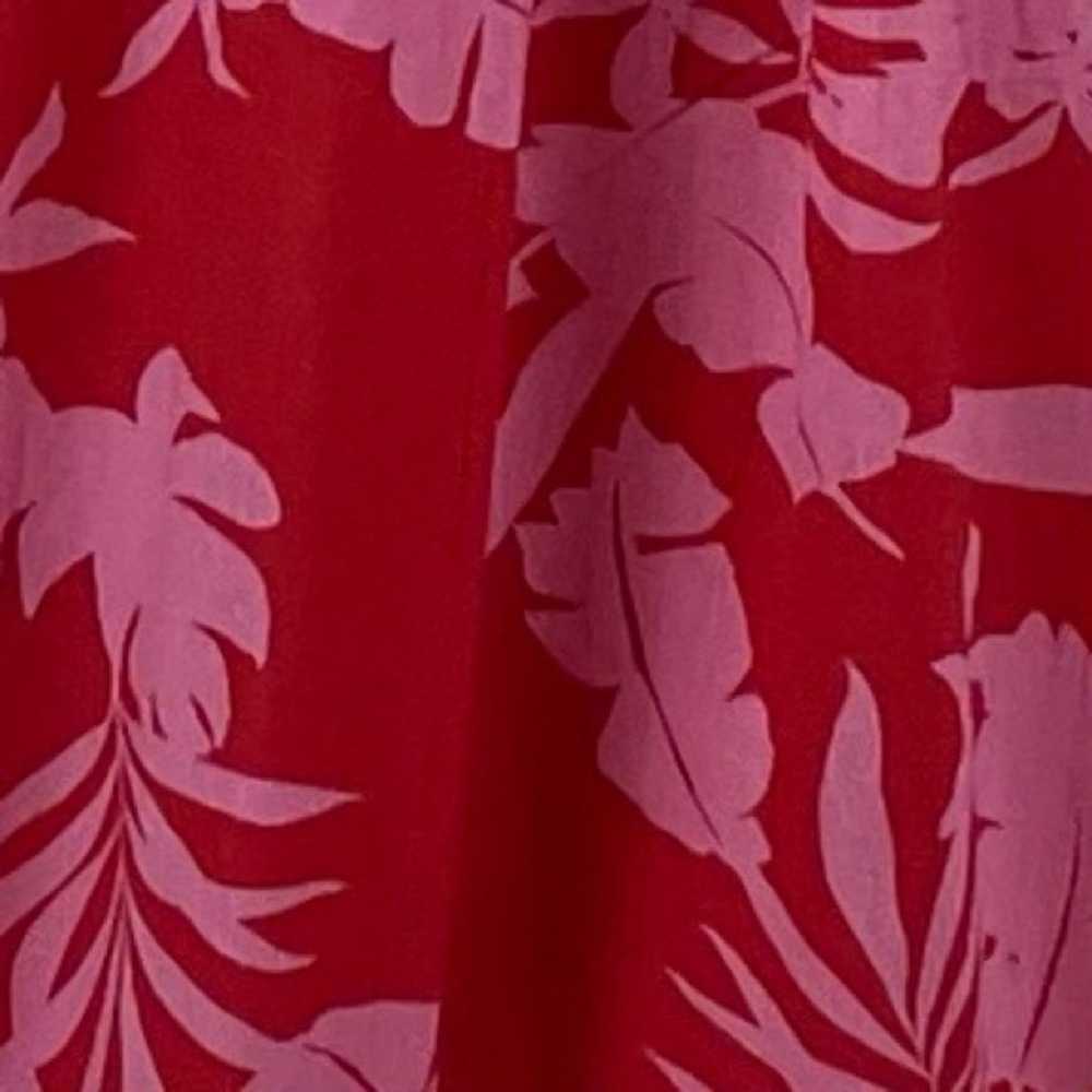 Anthropologie Japna Red & Pink Bold Floral Coasta… - image 6