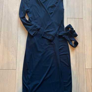 DIANE von FURSTENBERG Navy Wrap Dress