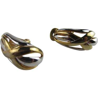 Silver Tone and Gold Tone Clip On Earrings