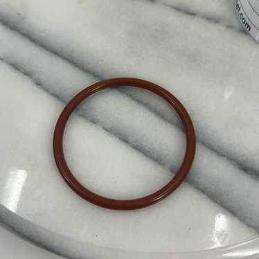 Vintage brown plastic bracelet - image 1