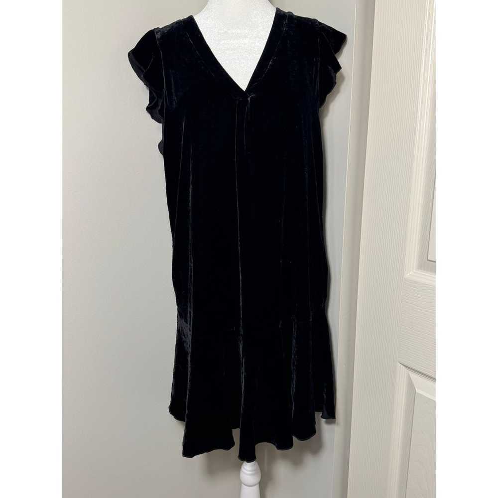 Joie Almarie Velvet Dress Size Medium - image 2