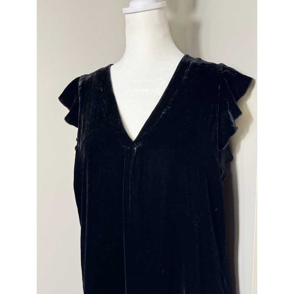 Joie Almarie Velvet Dress Size Medium - image 3