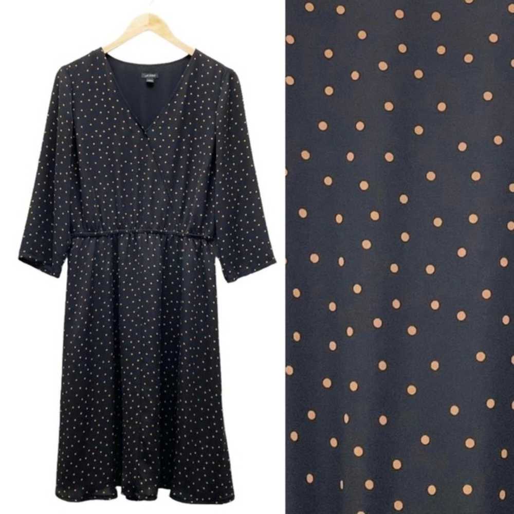 J. Jill Wearever Collection Black Polka Dot Surpl… - image 11