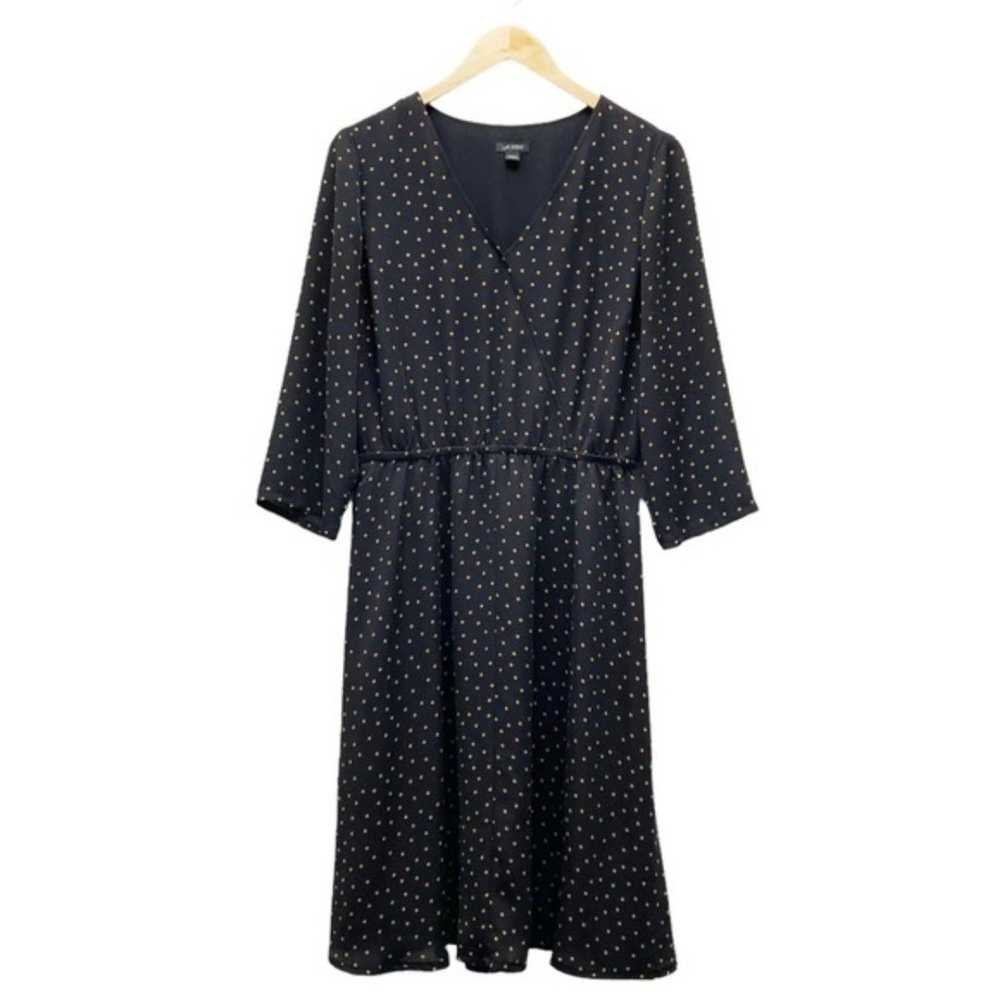 J. Jill Wearever Collection Black Polka Dot Surpl… - image 2