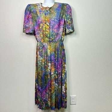 Lady Carol VTG Watercolor Multicolor Feminine Art… - image 1