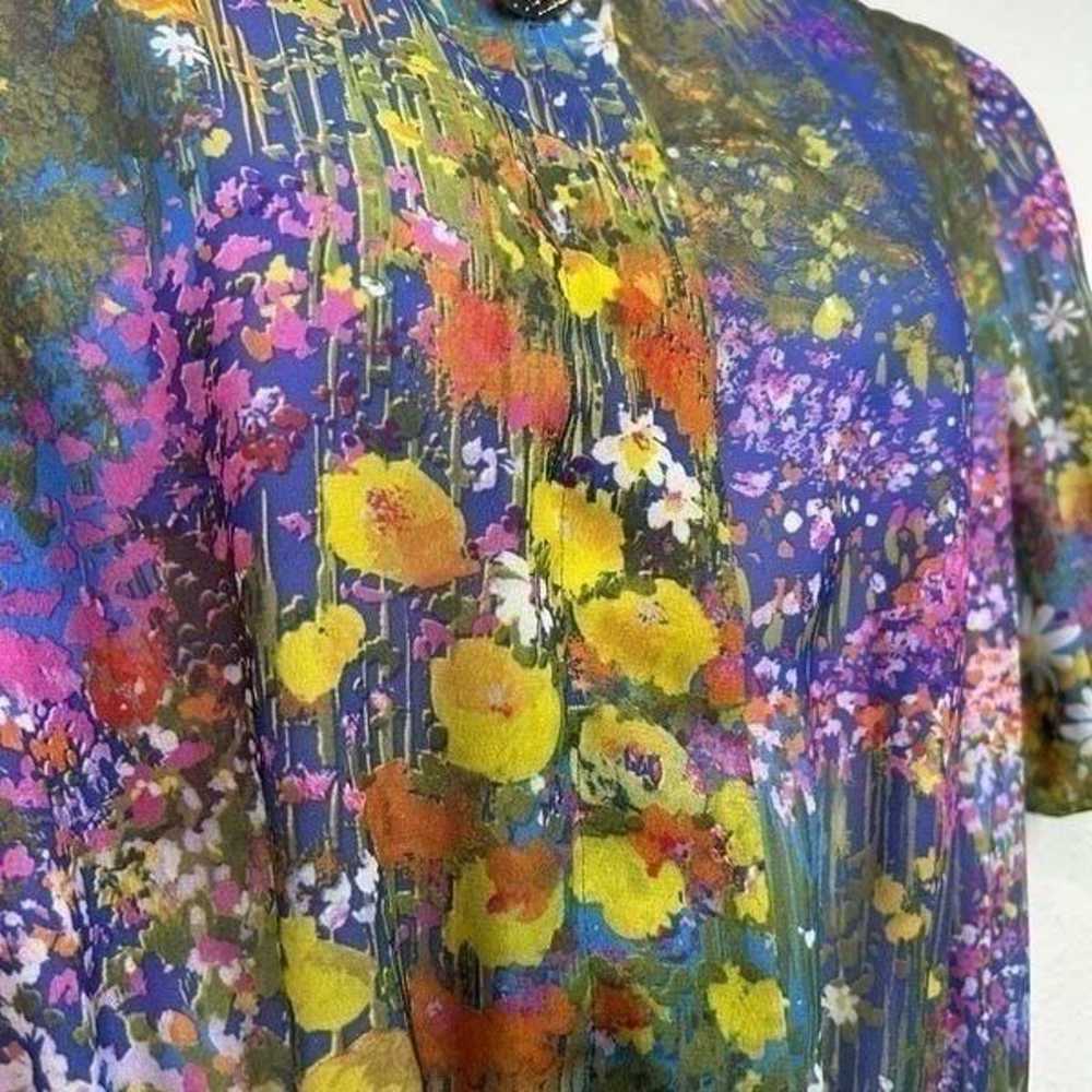 Lady Carol VTG Watercolor Multicolor Feminine Art… - image 7