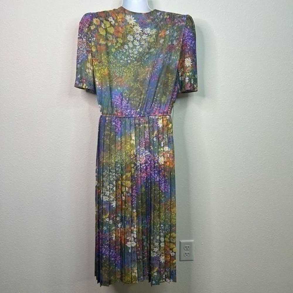 Lady Carol VTG Watercolor Multicolor Feminine Art… - image 8