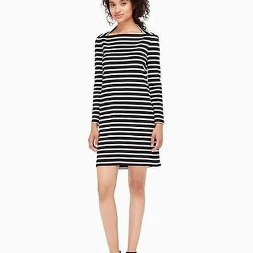 KATE SPADE Stripe Everyday Shift Dress sz M - image 1