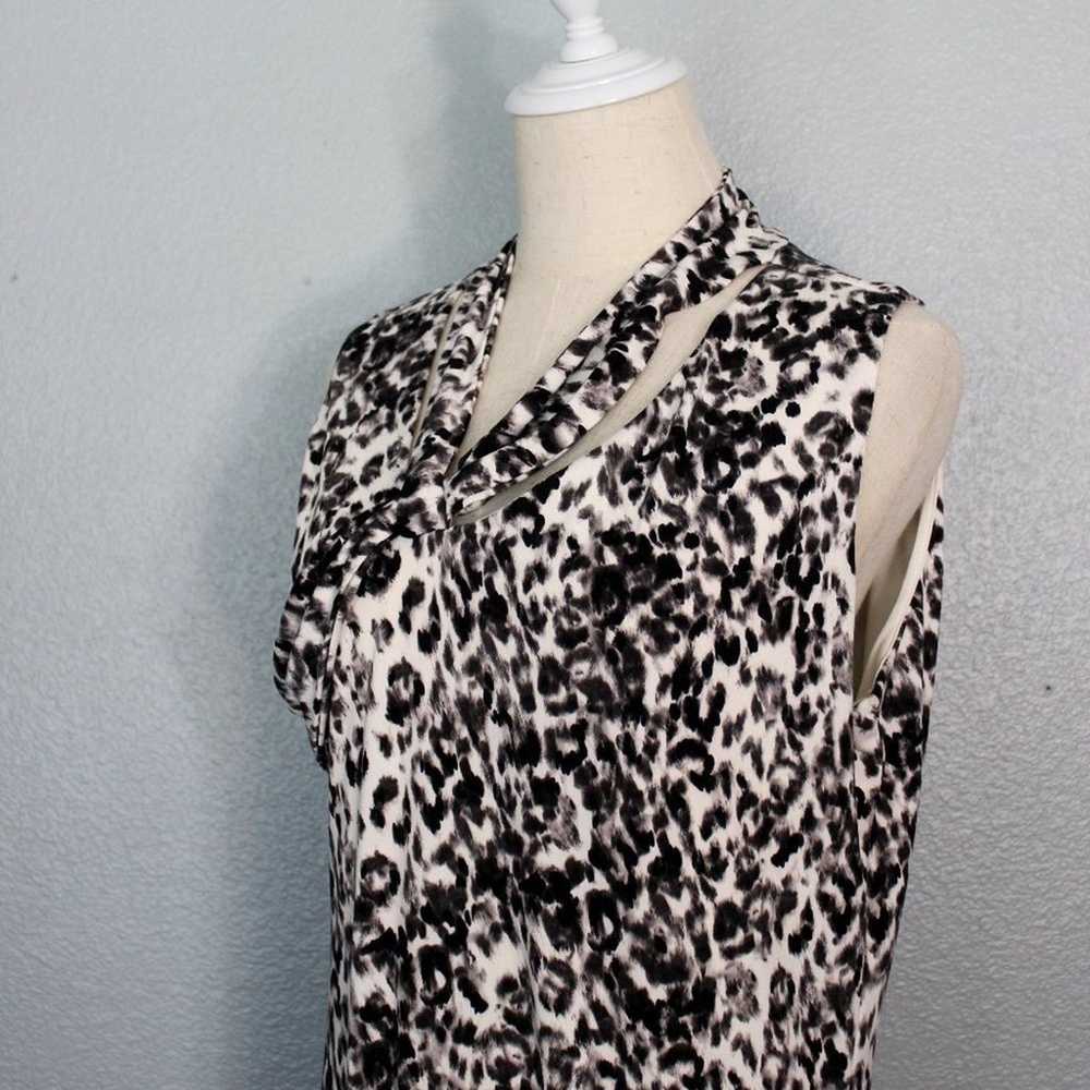 Rachel Roy Axel Leopard Print Sheath Dress Size XL - image 3