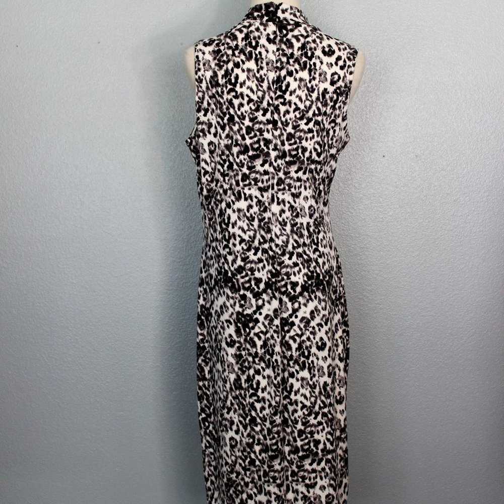 Rachel Roy Axel Leopard Print Sheath Dress Size XL - image 5