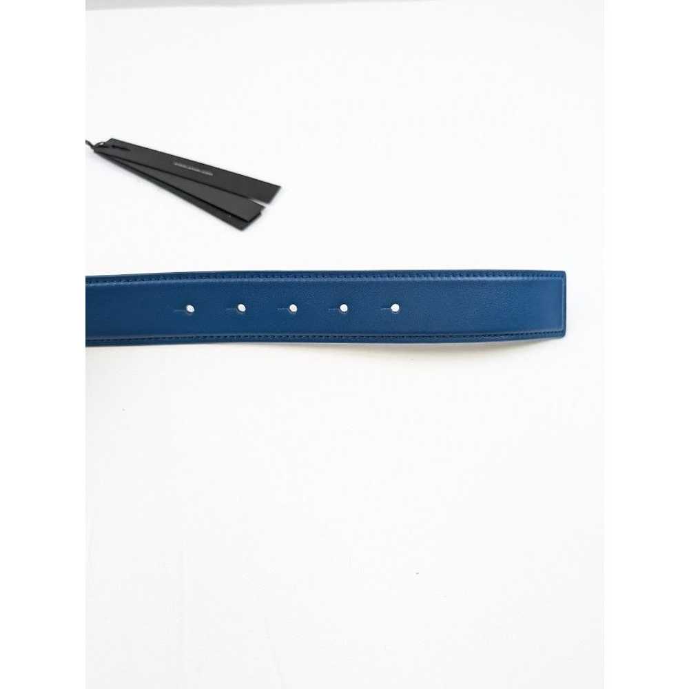 Amiri o1rshd1 Q:11 / Size: 85 / Nappa Belt in Blue - image 12